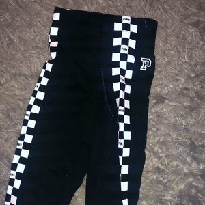 VS PINK checker leggings